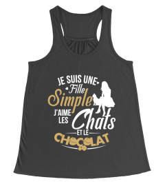 J'aime les chats et le chocolat