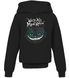 Cat We're All Mad Here Smile T-Shirt