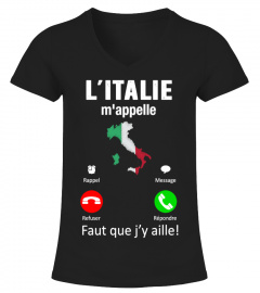 L'ITALIE M'appelle tee shirt humour