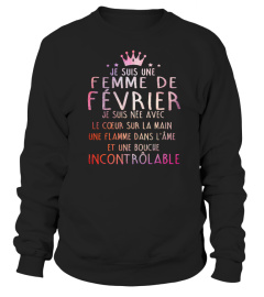 JE SUIS UNE FEMME DE FEVRIER  T-SHIRT