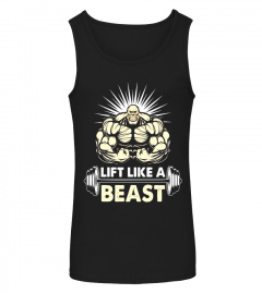 Lift Like A Beast Bodybuilding Shirt Funny Bodybuilders Tee