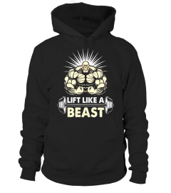 Lift Like A Beast Bodybuilding Shirt Funny Bodybuilders Tee