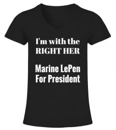 Marine LePen for President T-shirt