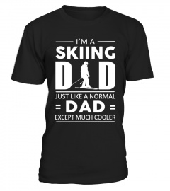 Skiing Dad.