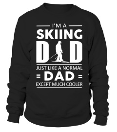 Skiing Dad.