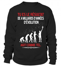 4 milliards d'années d'évolution T-shirt