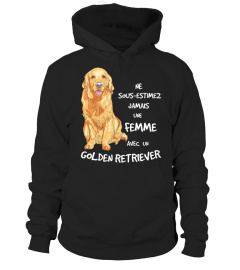 Une Femme avec un GOLDEN RETRIEVER