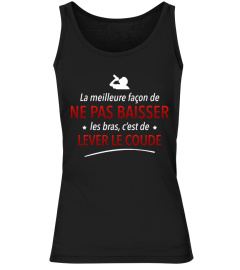 TSHIRT HUMOUR ALCOOL APÉRO LEVER COUDE