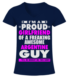 PROUD GIRLFRIEND OF ARGENTINE GUY T SHIRTS