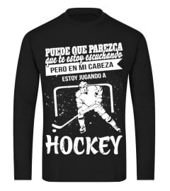 ESTOY JUGANDO A HOCKEY