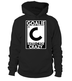 Goalie Rated C for Crazy Hockey t-shirt