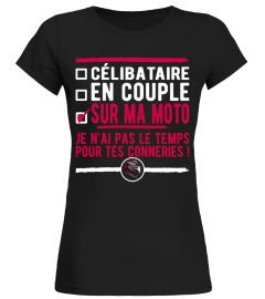 ✪ Célibataire  t-shirt motarde ✪