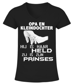 OPA EN KLEINDOCHTER HIJ IS HAAR HELD ZIJ IS ZIJN PRINSES T-SHIRT