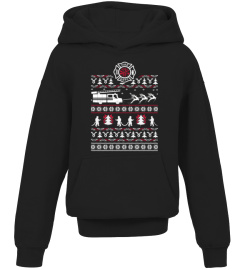 Ugly Christmas sweater for firefighters