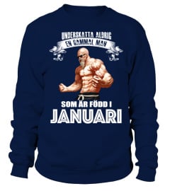 EN GAMMAL KVINNA SOM AR FODD I JANUARI T-SHIRT