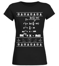 Merry = X-mas Ugly Christmas Math Sweater T-Shirt