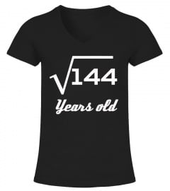 Square Root Of 144: 12th Birthday Shirt