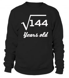 Square Root Of 144: 12th Birthday Shirt