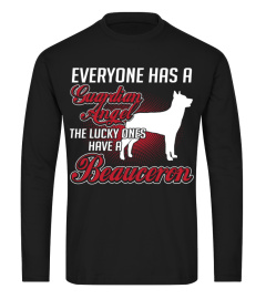 My Beauceron My Guardian Angel Christmas Gift Funny T-shirt