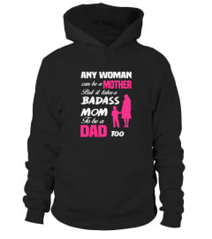 Single Mom Becomes Dad Too T-Shirt Moth1