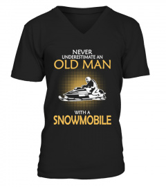 Old man with a snowmobile - Ne 57