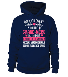 OFFICIELLEMENT LA MEILLEURE GRAND-MÈRE TSHIRT PERSONNALISÉ