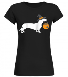 Dachshund Halloween T Shirt Funny Cute 
