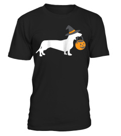 Dachshund Halloween T Shirt Funny Cute 