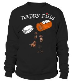 Dachshund Happy Pills Tshirt