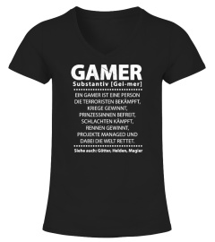 Gamer Substantiv steht für  GamerT Shirt 