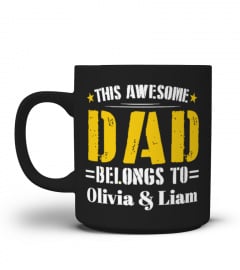 FATHER'S DAY AWESOME DAD  MUG