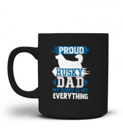 Proud Husky Dad Mugs