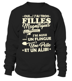 J'ai trois filles Magnifiques -  Cadeau pour Papa et Maman