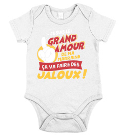 Body/T-Shirt Je suis le grand amour de ma Marraine ça va faire des jaloux | Cadeau T-Collector®