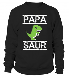 Papa Saur Dinosaur T-Shirt - Fathers Day