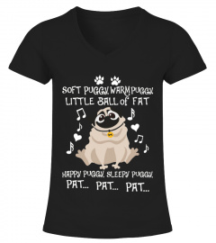 Little Ball Of Fat Shirt  Happy Puggy Shirt  Pug Lover Shirt