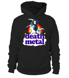Unicorn Death Metal Go To Hell Funny Shirt