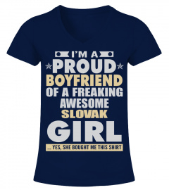 BOYFRIEND OF SLOVAK GIRL T SHIRTS