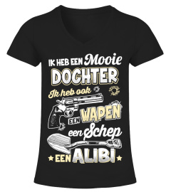 PAPA-Ik Heb Een Mooie Dochter t shirt