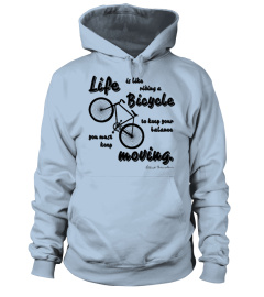 LIFE IS LIKE RIDING BICYCLE men