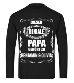 DIESER GENIALE PAPA GEHORT ZU SAMANTHA & JOHN T-SHIRT