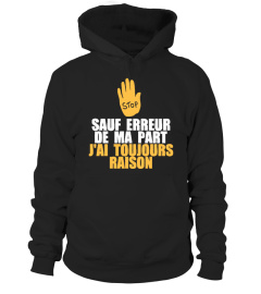 SAUF ERREUR DE MA PART - HOMME