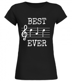 Best Dad Ever Music Shirt Cute Funny Saying Fathers Day Gift