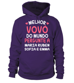 MELHOR VOVÓ DO MUNDO PERGUNTE A T-SHIRT PERSONALIZADO