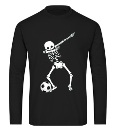 Halloween Dabbing Skeleton Soccer Shirt