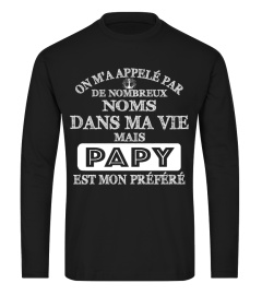 ON M'APPELLE PAPY JE SUIS TROP COOL POUR ETRE APPELEE GRAND-MERE T-SHIRT