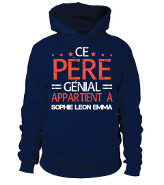 CE PÈRE GÉNIAL APPARTIENT A TSHIRT PERSONNALISÉ