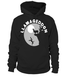 Funny Llamageddon T-Shirt For Llama Barnyard Lovers