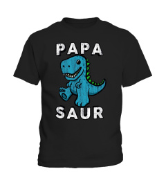 Papa Saur Dinosaur T-Shirt - Fathers Day