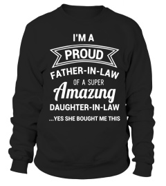 Funny Proud Father in Law Shirt Dad Fathers Day Gift Ideas